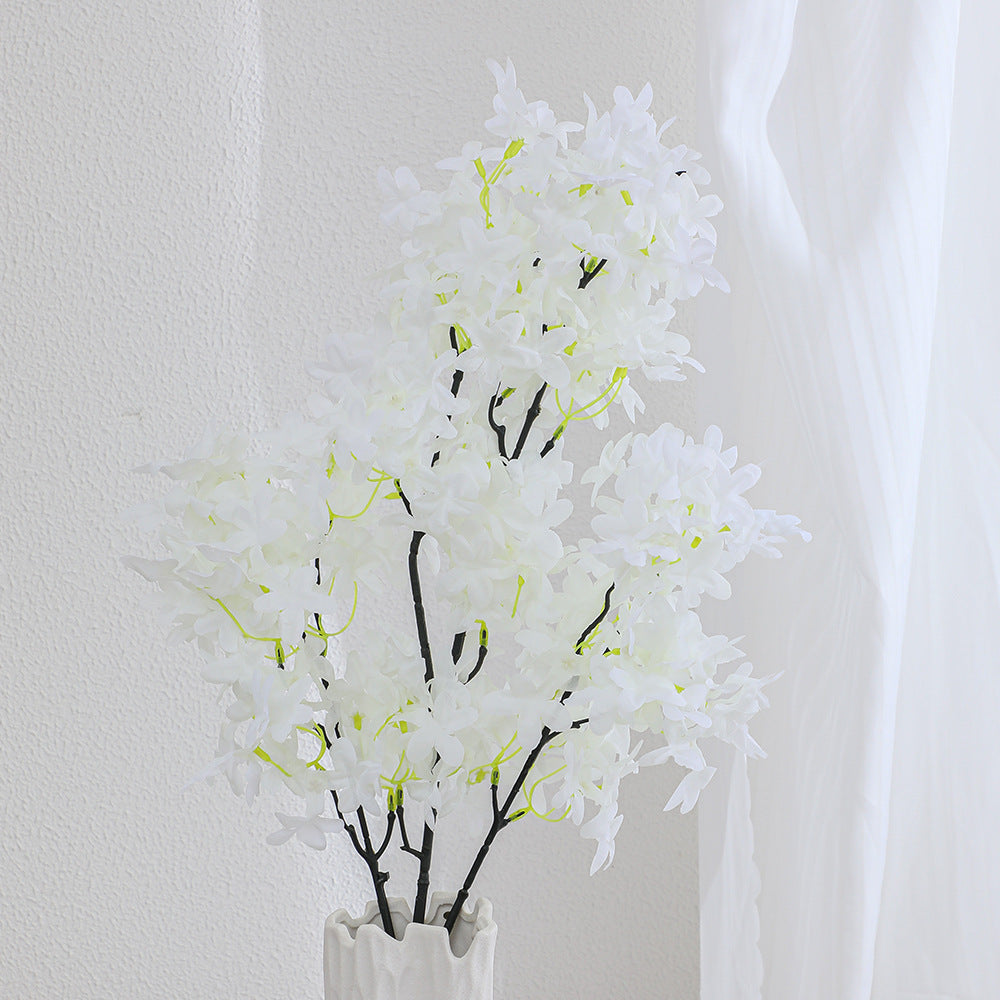 Artificial flower branch with delicate details