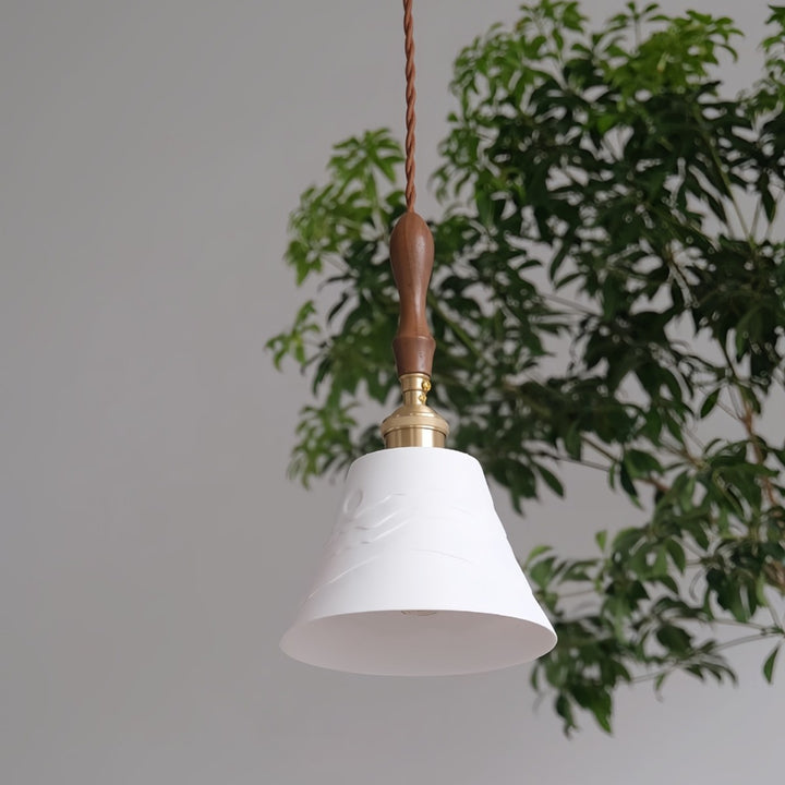Vintage-Style Glass Pendant Lamp