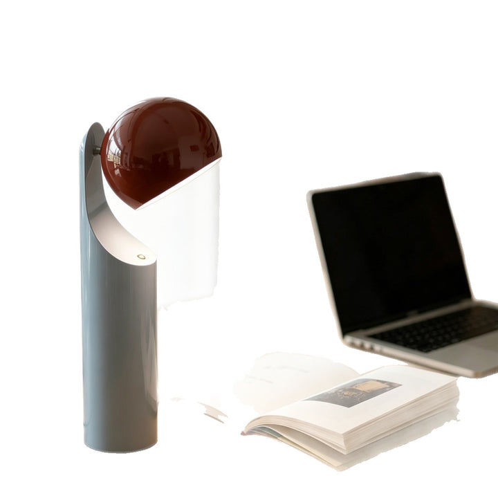 Modern desk lamp with adjustable shade