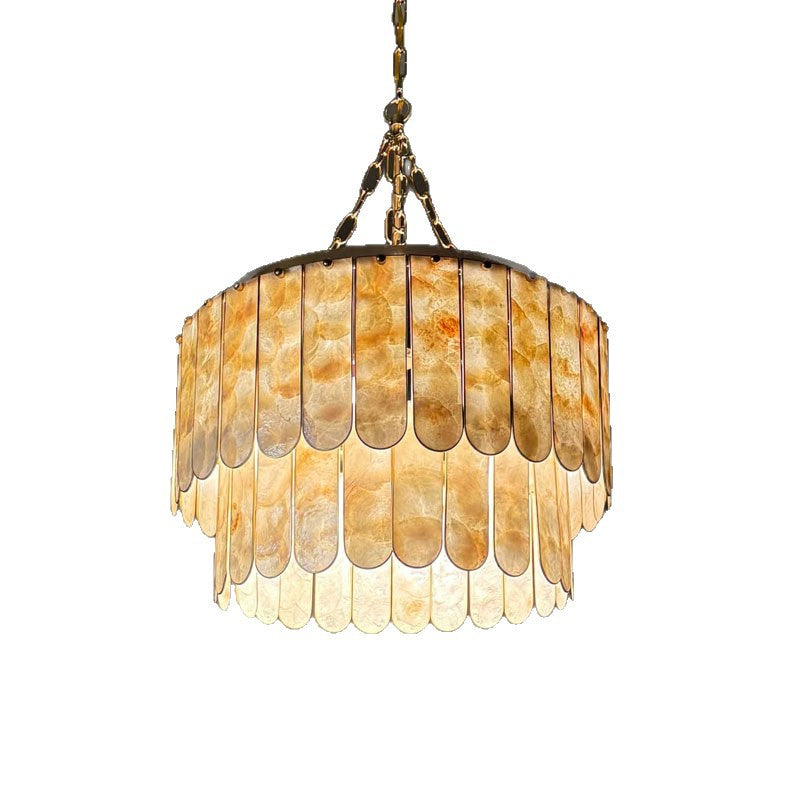 Modern shell pattern pendant lamp