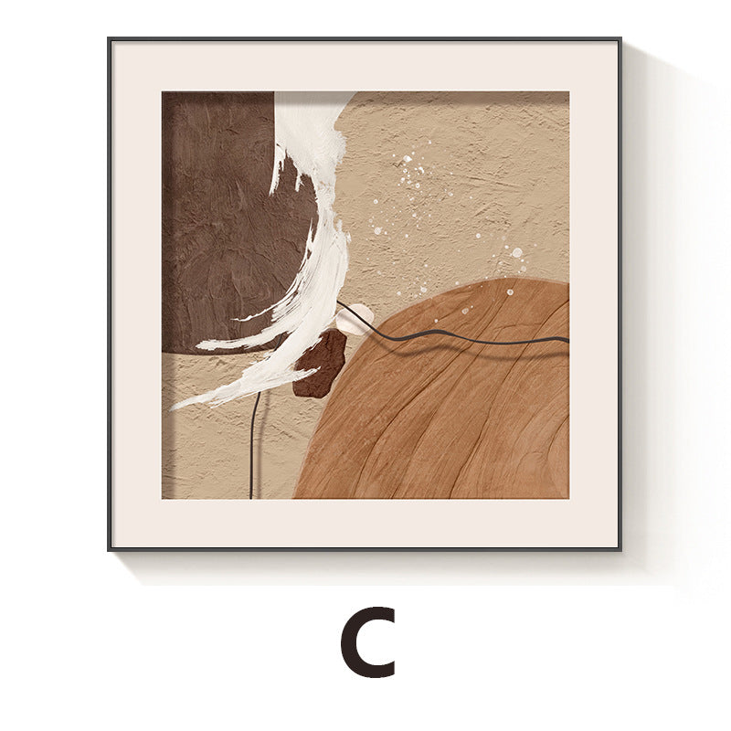 Abstract Textured Framed Art