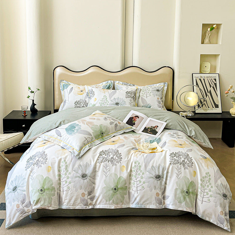 Floral Pattern Duvet Cover Set