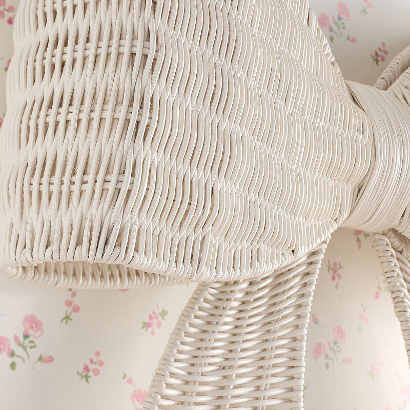 Decorative wall hanging in bow design