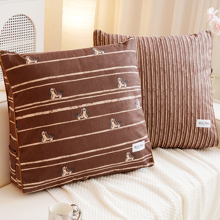 Dog-Themed Decorative Accent Pillow