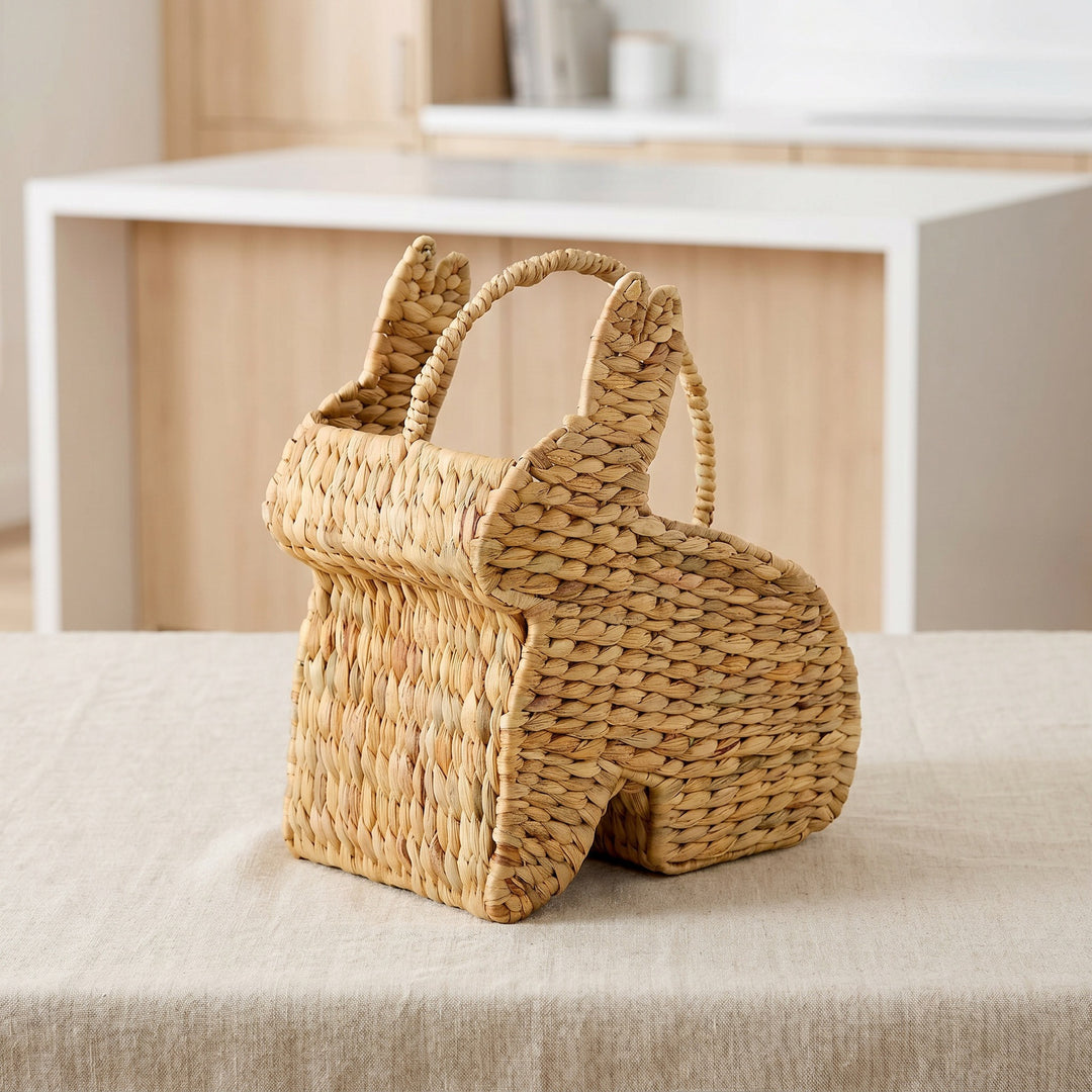 Playful Easter basket in bunny design