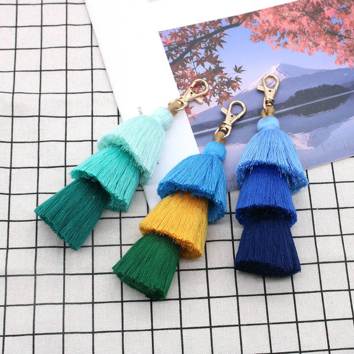 Decorative Macrame Keychain
