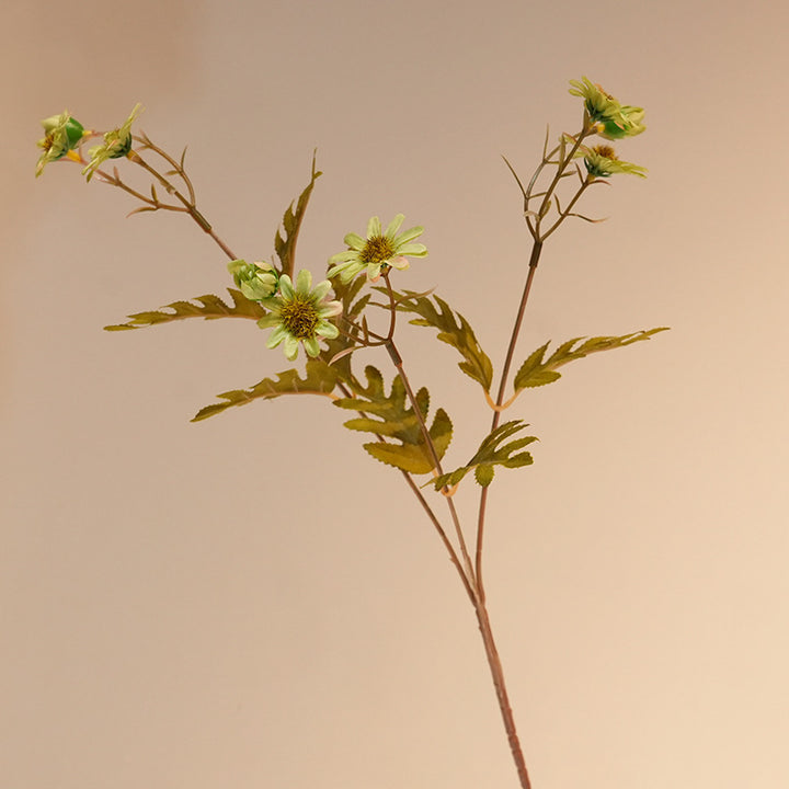Artificial flower branch with ferns