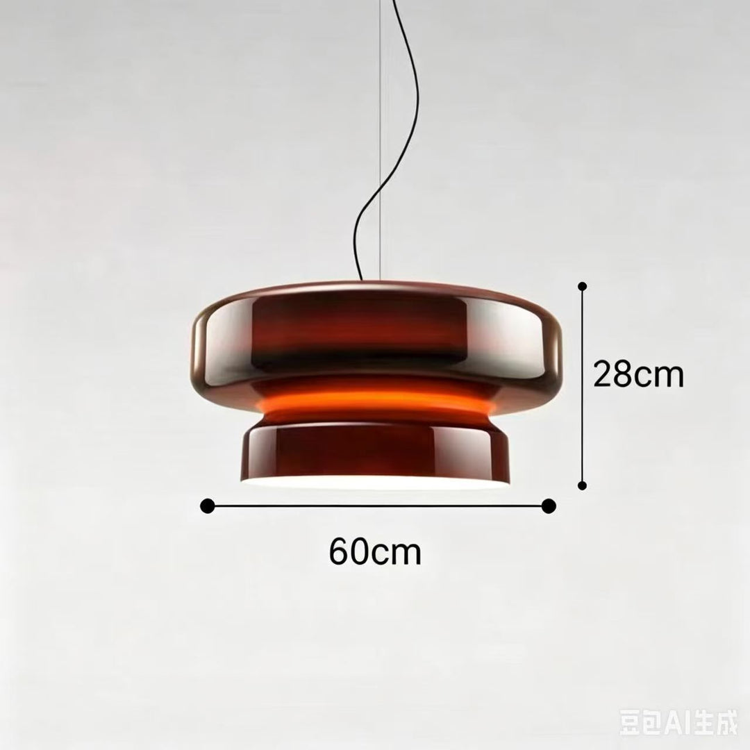 Rauches Glass Mushroom Pendant Lamp