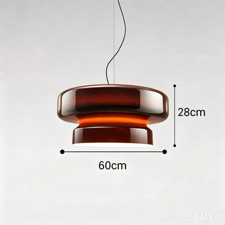 Rauches Glass Mushroom Pendant Lamp