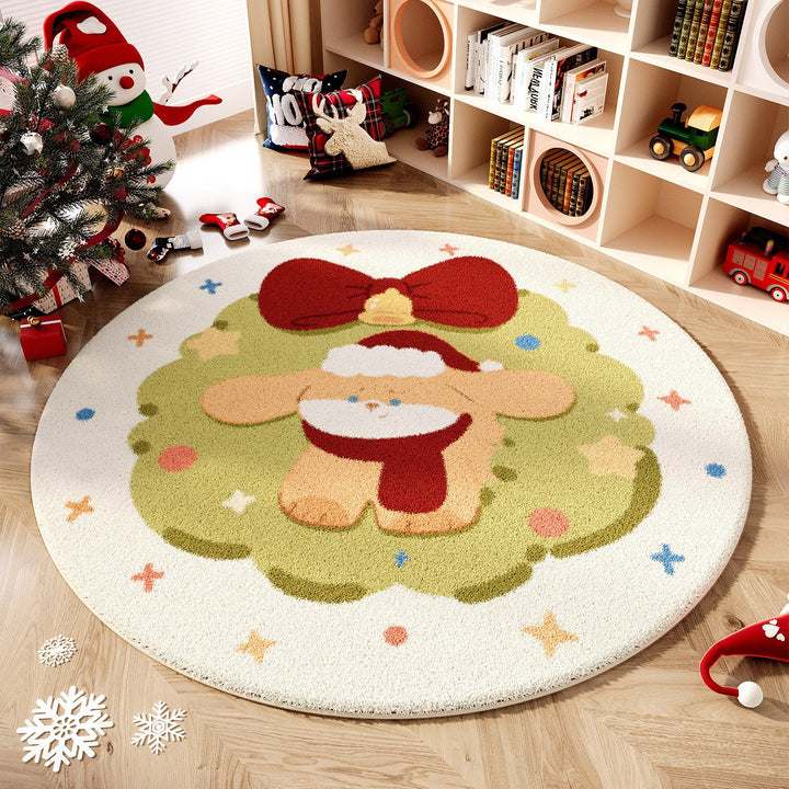 Festive Christmas Area Rug