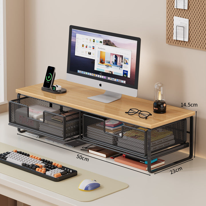 Multi-Functional Wire Mesh Desktop Organizer