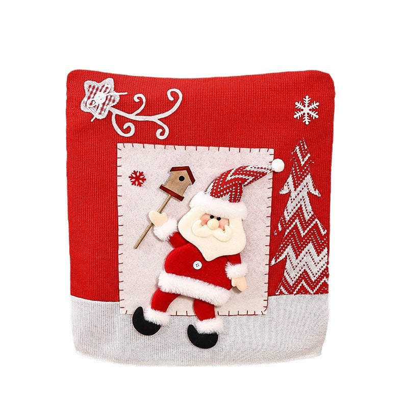 Festive chair covers with Christmas motif