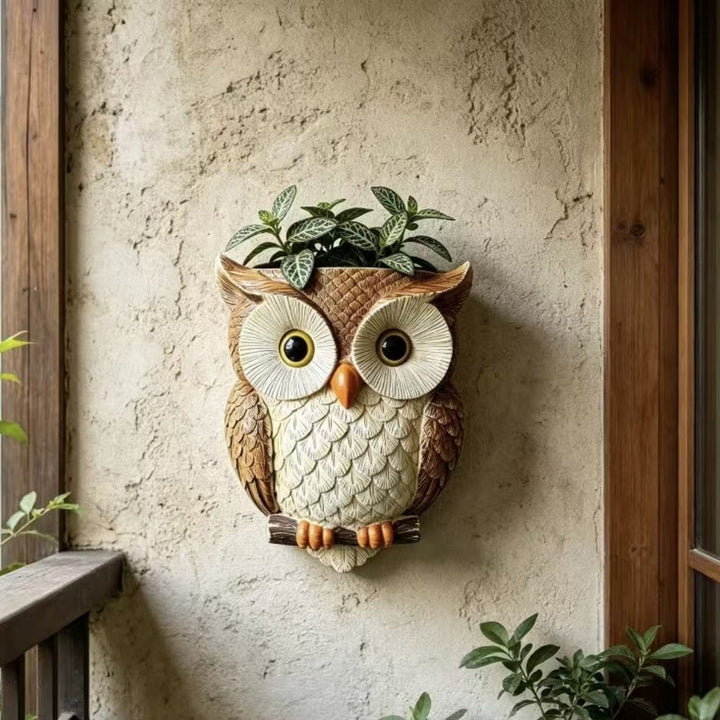 Decorative Owl Plant Holder