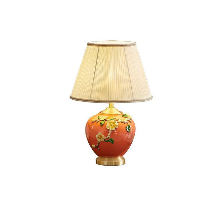 Artistic ceramic table lamp