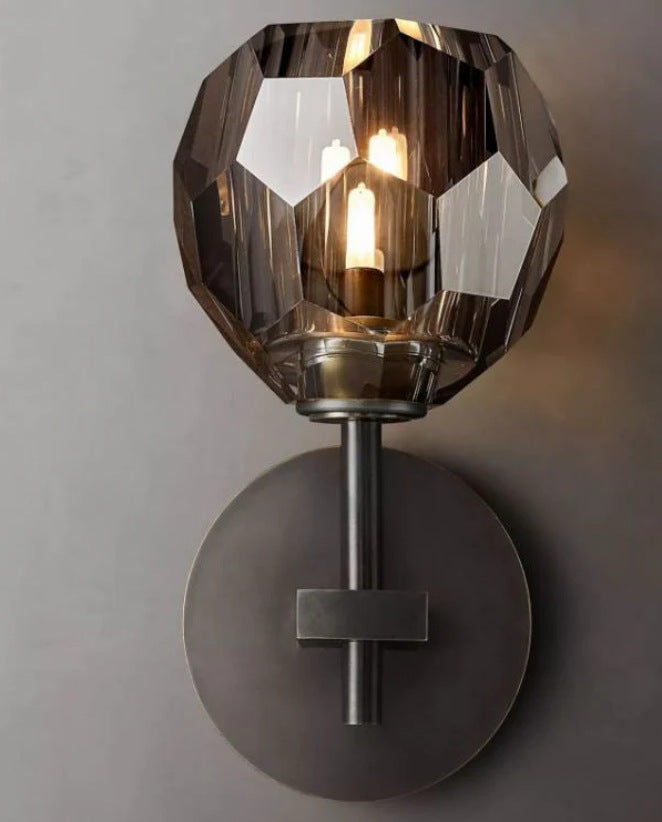 Elegant Crystal Wall Light