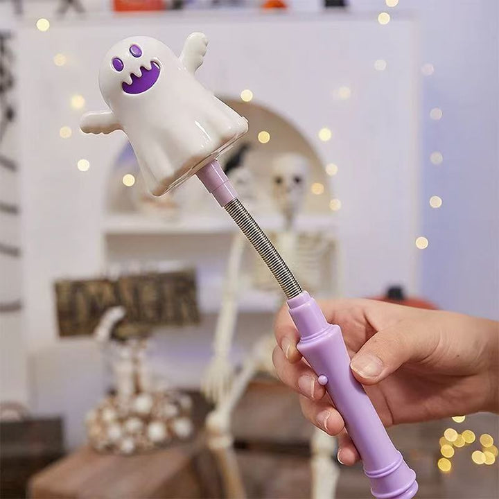 Handheld Flexible Halloween Pumpkin LED Magic Wand Decoration