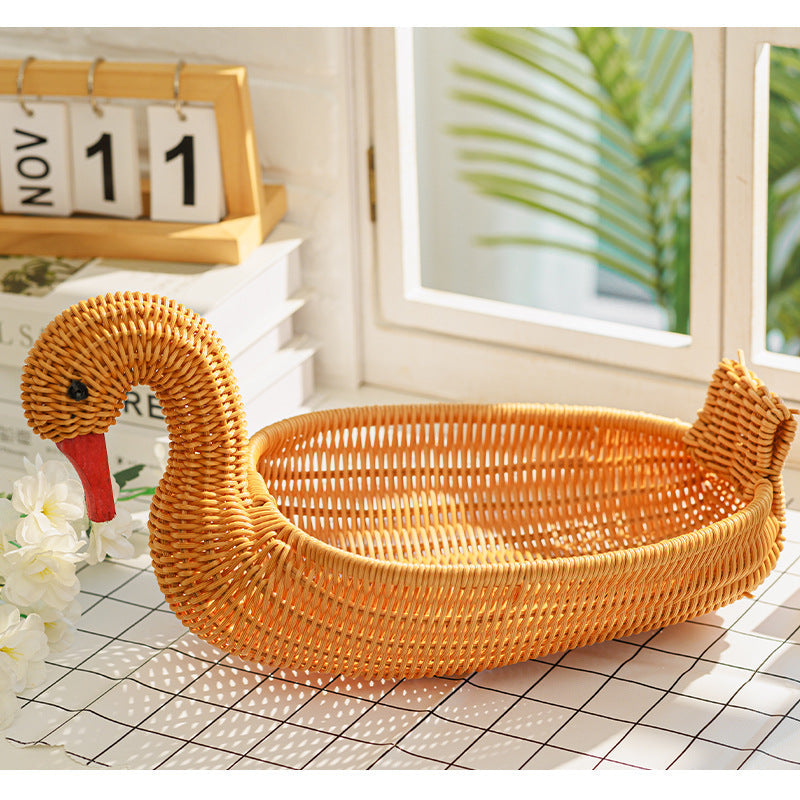 Decorative Wicker Duck