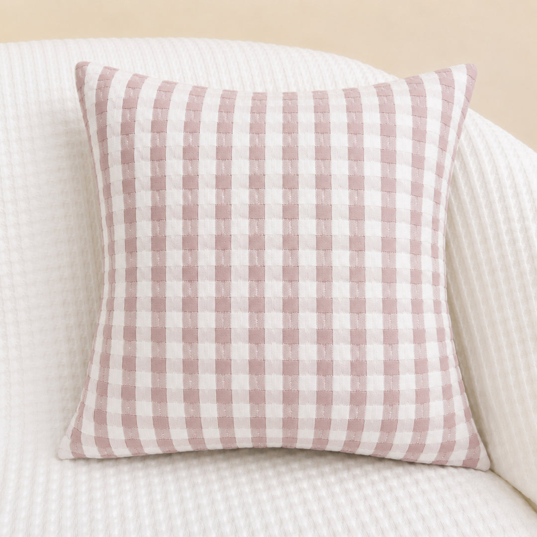 Textured Striped Throw Pillow