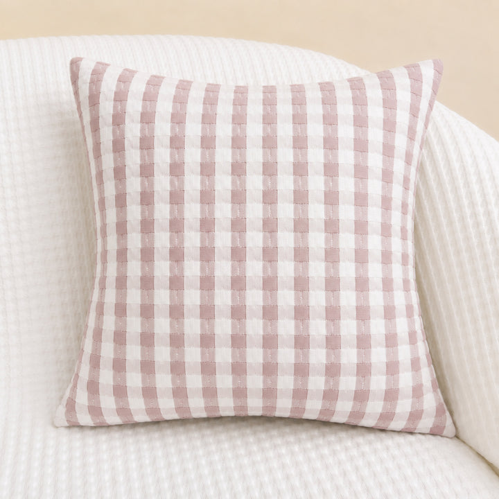 Textured Striped Throw Pillow