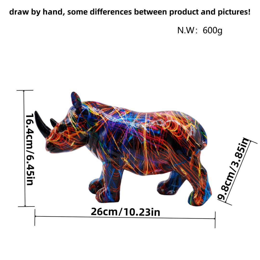 Artful Rhino Figure
