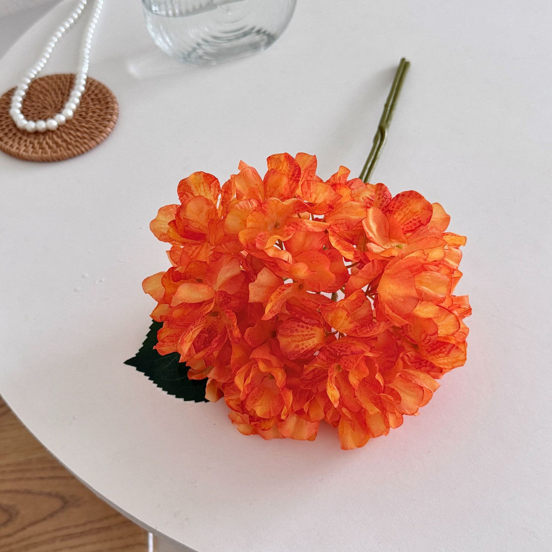 Faux Hydrangea Flower Stem