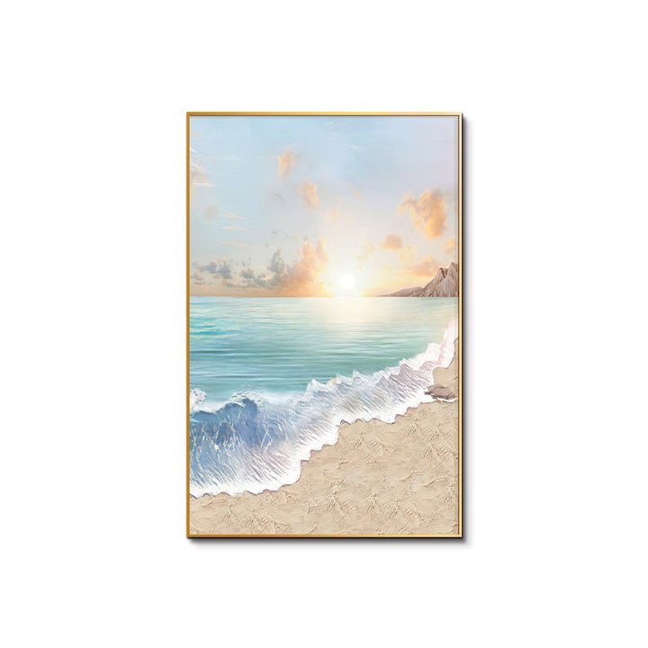 Coastal Sunset Beach Wall Art