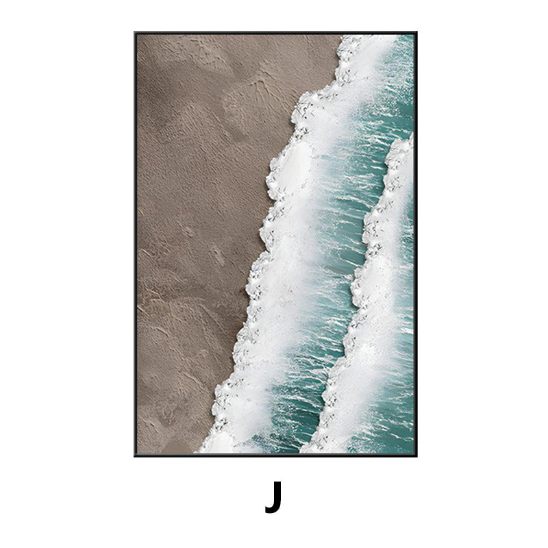 Coastal Beach Landscape Framed Wall Art