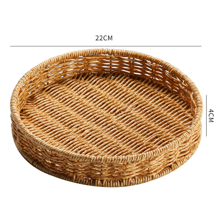 Handcrafted Wicker Storage Basket