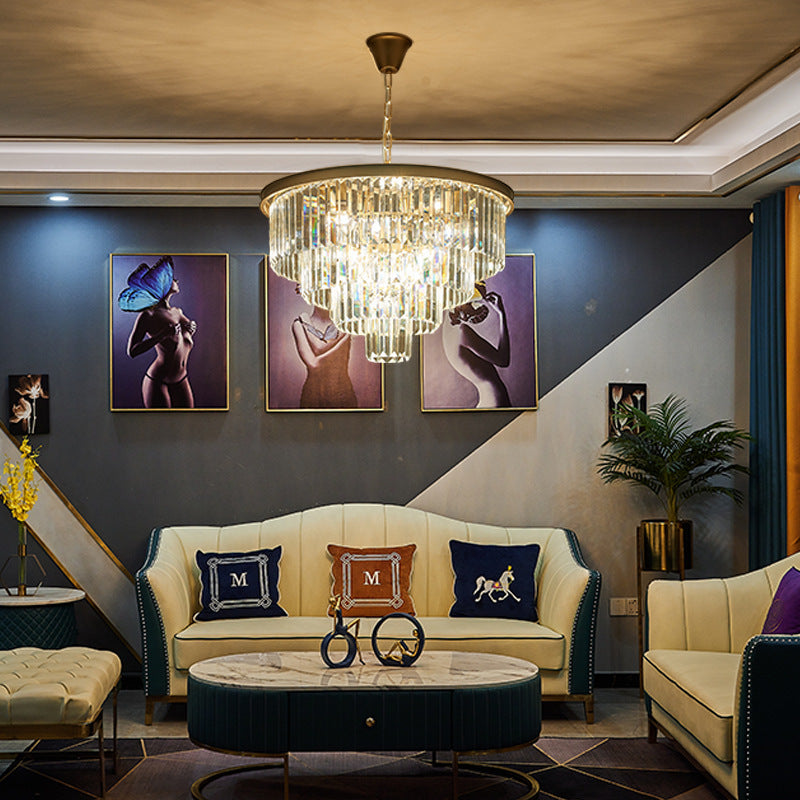Crystal animal chandelier