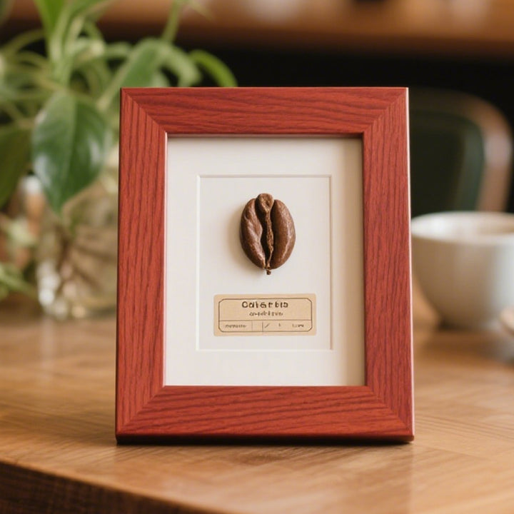 Vintage Coffee Bean Shadow Box Art Frame