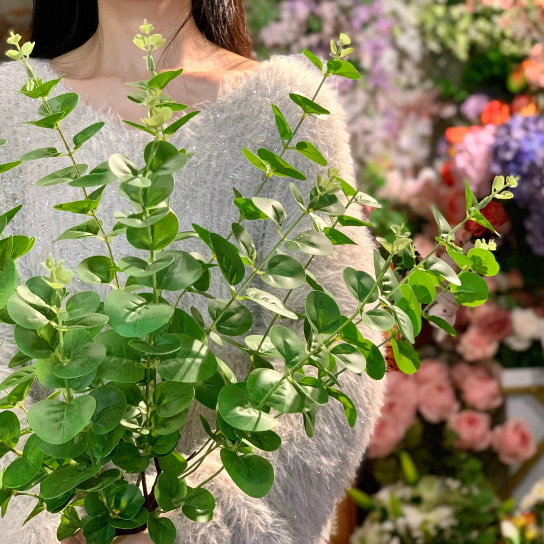 Lifelike Eucalyptus Leaf Bouquet