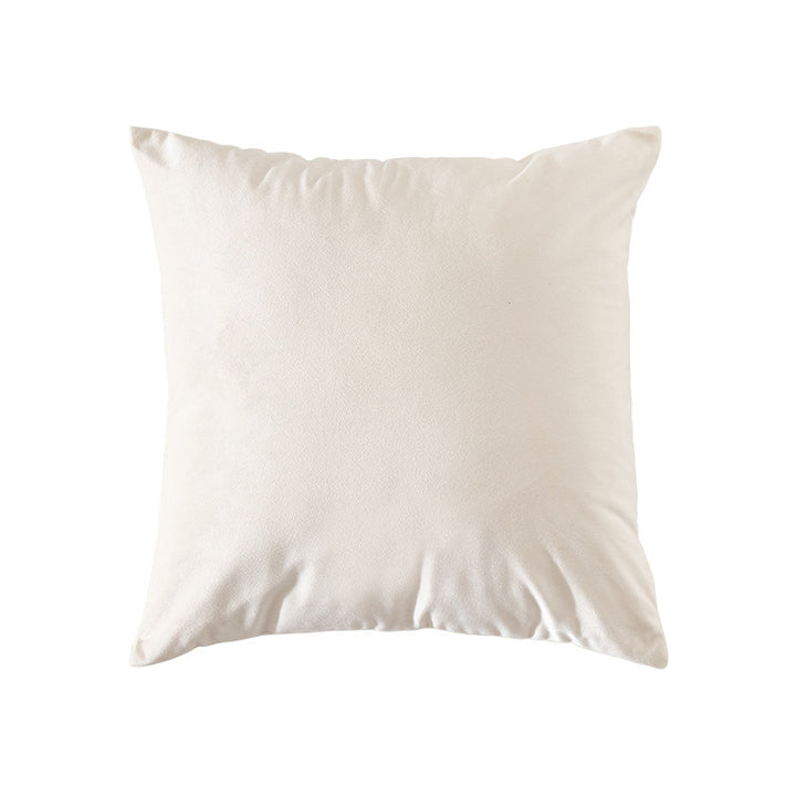 Large decorative cushion with cotton-linen cover and soft inner filling