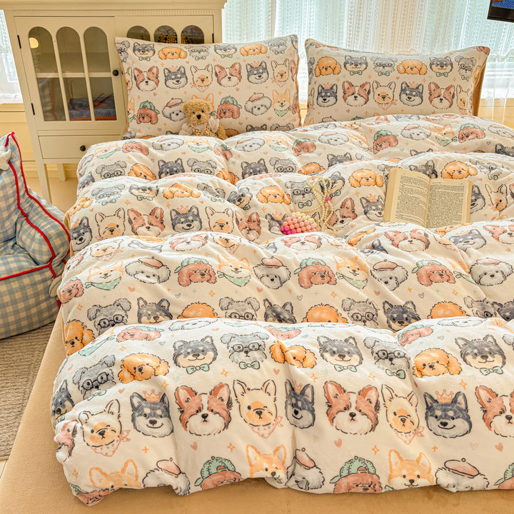 Playful Animal-Themed Comforter Set