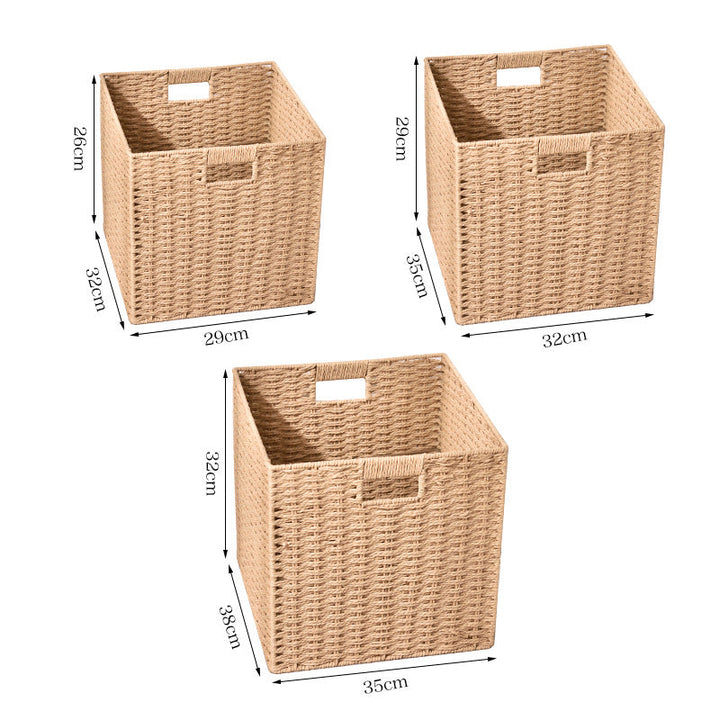 Natural Fiber Decorative Storage Baskets