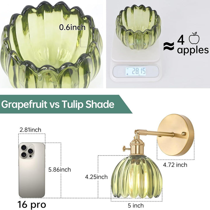 Elegant Glass Wall Lamp