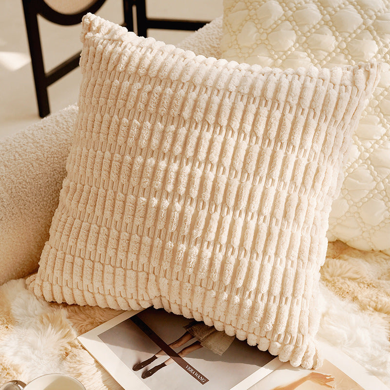 Artistic Textured Throw Pillow