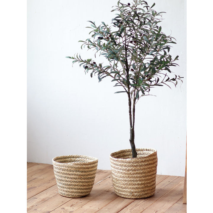 Natural decoration basket