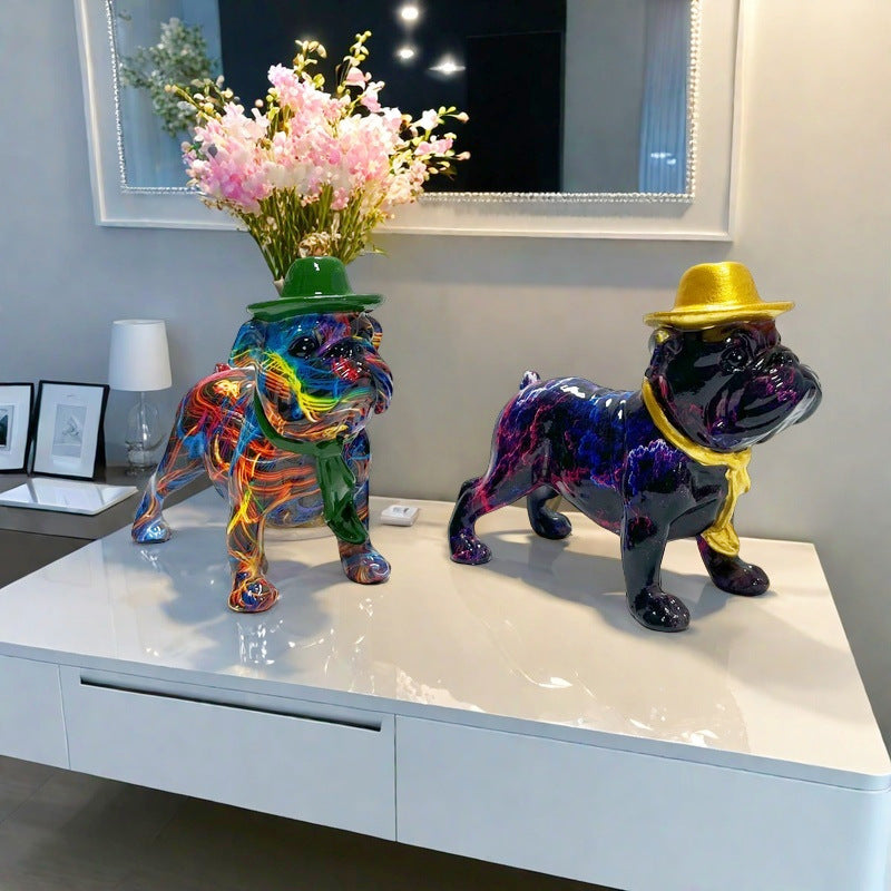 Colorful decorative figure