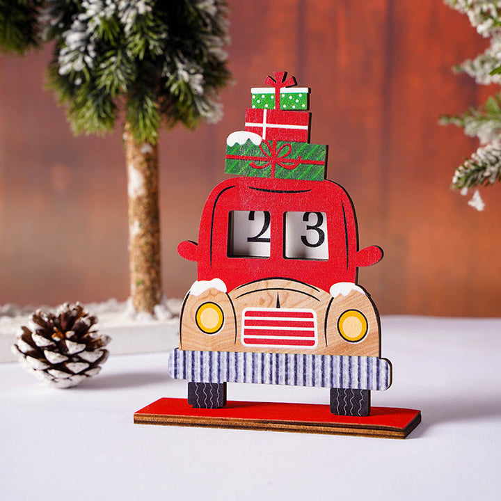 Advent calendar with Santa Claus motif