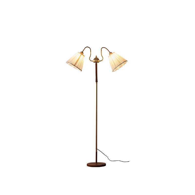 Classic two-tone floor lamp