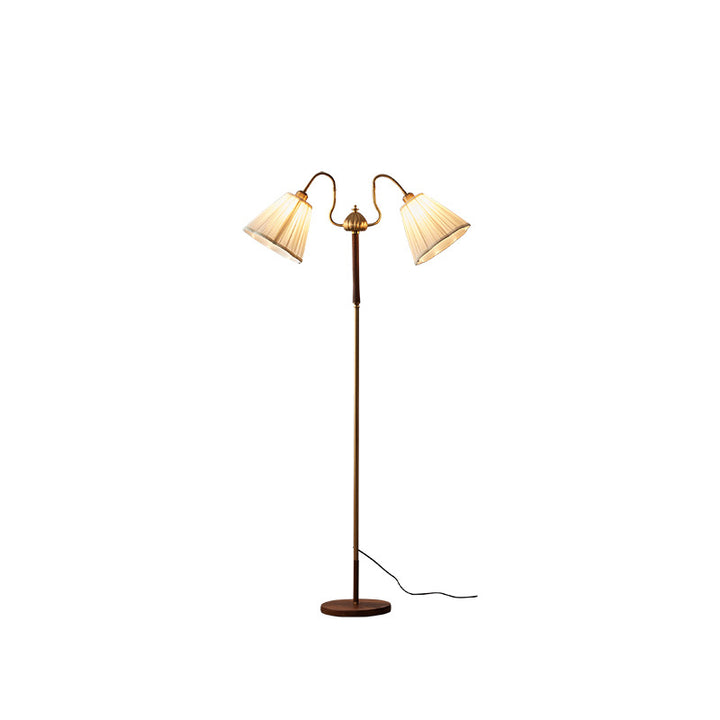 Classic two-tone floor lamp