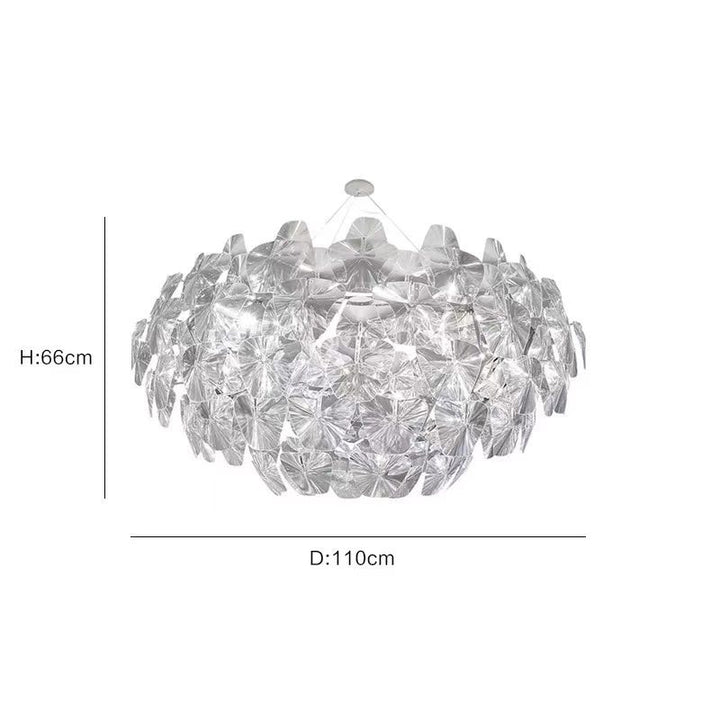 Modern geometric pendant light