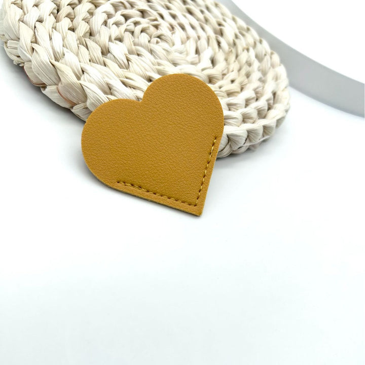 Heart-Shaped Leather Accessory