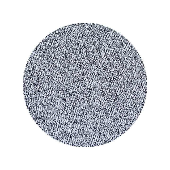 Round woven fabric sample for upholstery and furniture covering fabric