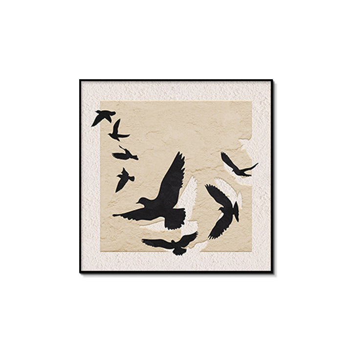 Decorative Bird Silhouette Wall Art