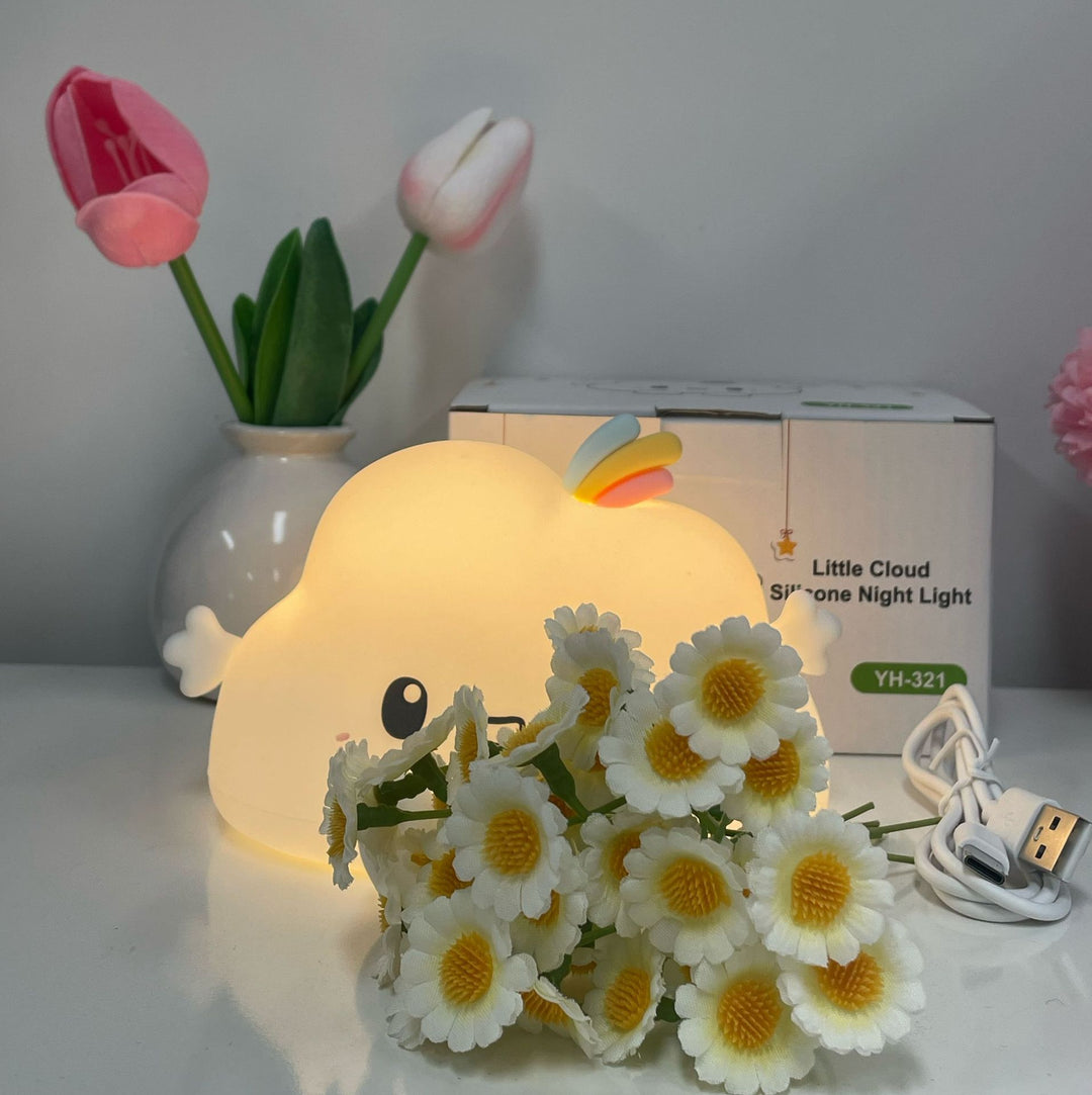Silicone Sweet Cloud Night Light Table Lamp