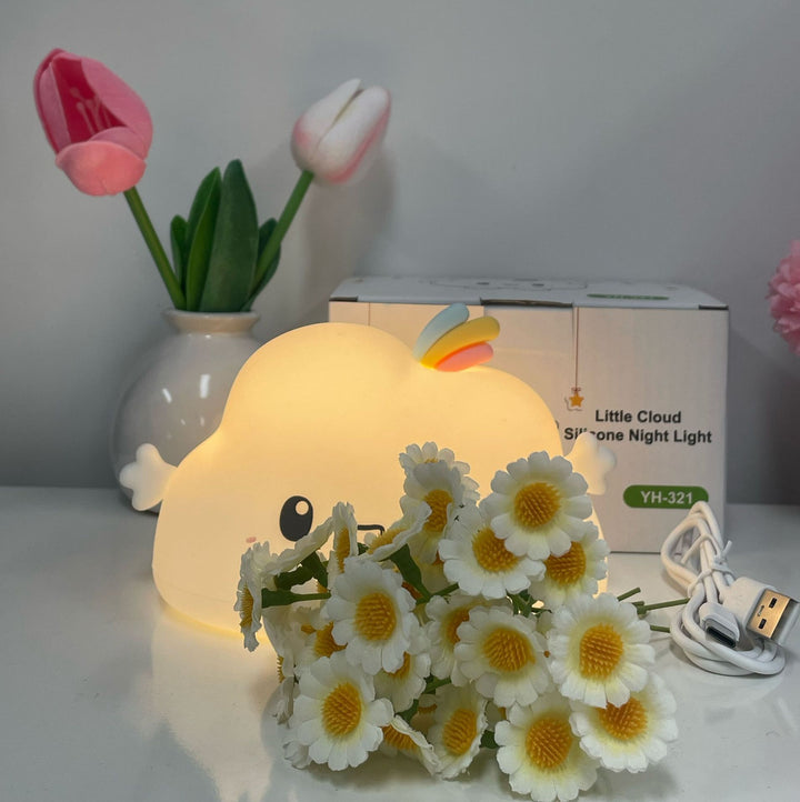 Silicone Sweet Cloud Night Light Table Lamp