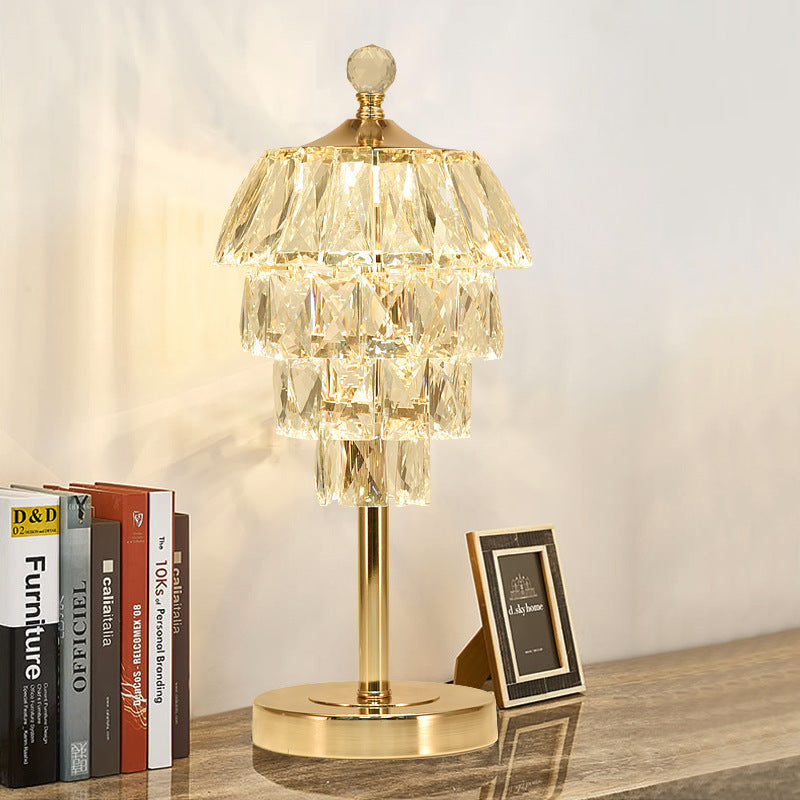 Crystal table lamp
