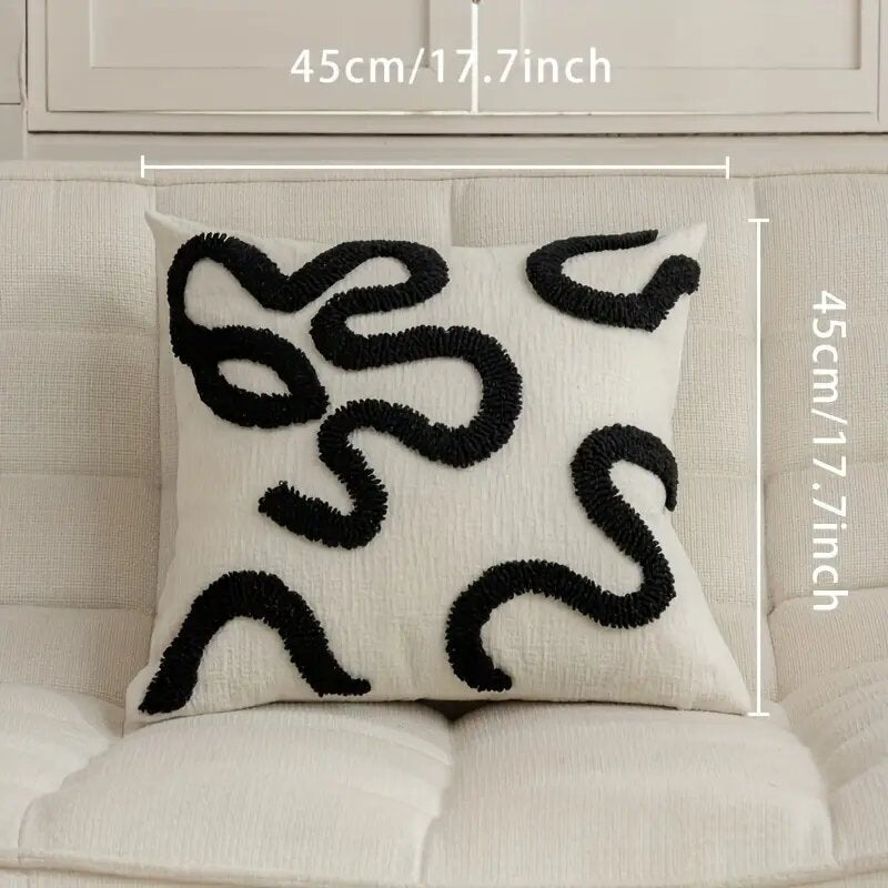 Modern Abstract Design Throw Pillow