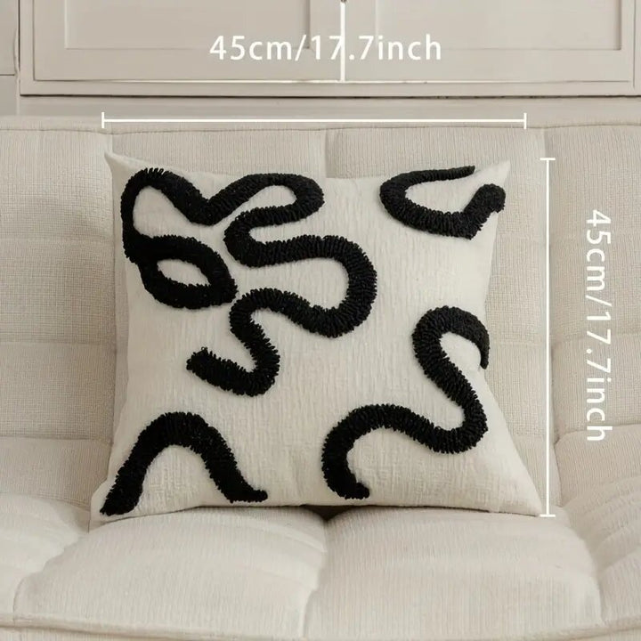 Modern Abstract Design Throw Pillow